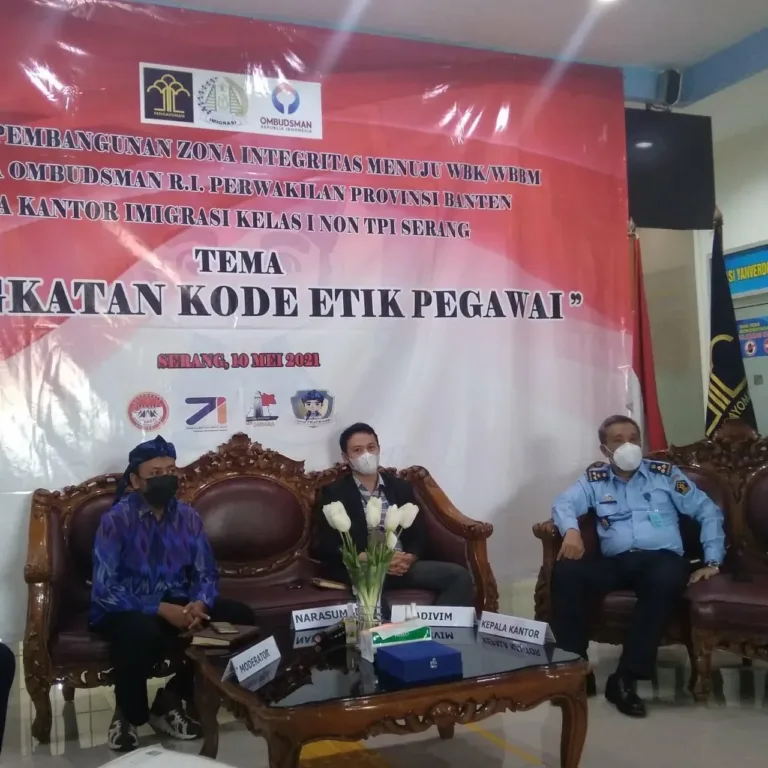 Ombudsman Banten Beri Penguatan Imigrasi Kelas I Non TPI Serang