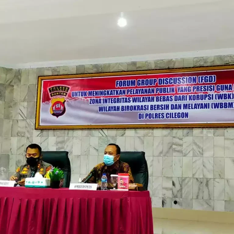 Ombudsman Apresiasi Polres Cilegon, Ini Penjelasnya