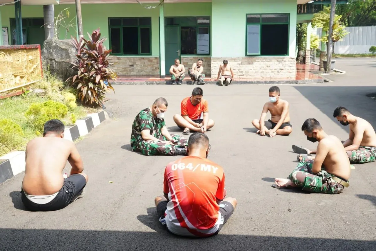 Begini Cara Anggota Korem 064 MY Lawan Covid-19 I PojokPublik