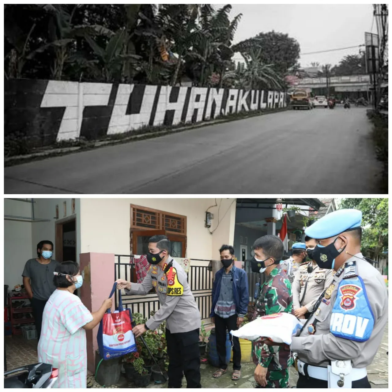 Ombudsman Banten Puji Forkopimda Kabupaten Tangerang Sambangi Pembuat Mural Viral I PojokPublik