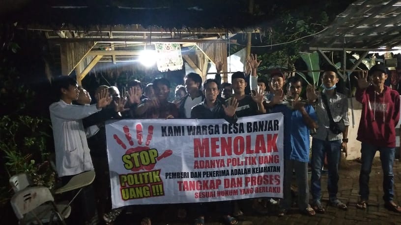 Tolak Politik Uang Untuk Pilkades Banjar I PojokPublik