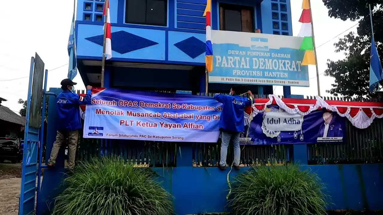 Edas, Seluruh PAC Kabupaten Serang Minta Plt Demokrat Dicopot I PojokPublik