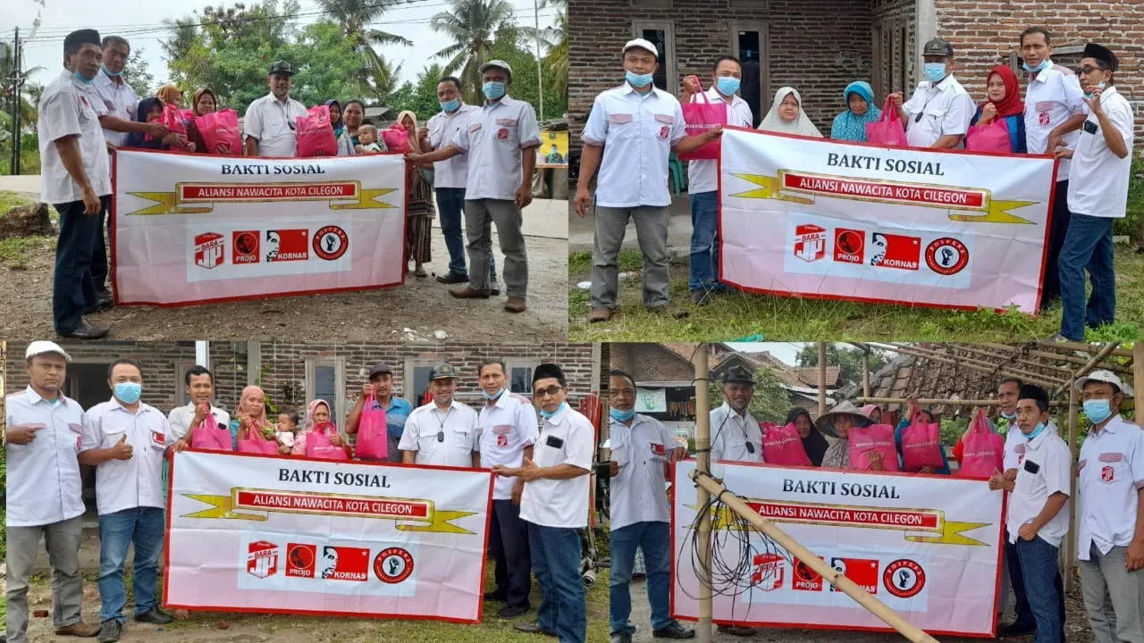 Aliansi Nawacita Kota Cilegon Rutin Distribusikan Sembako ke Masyarakat I PojokPublik