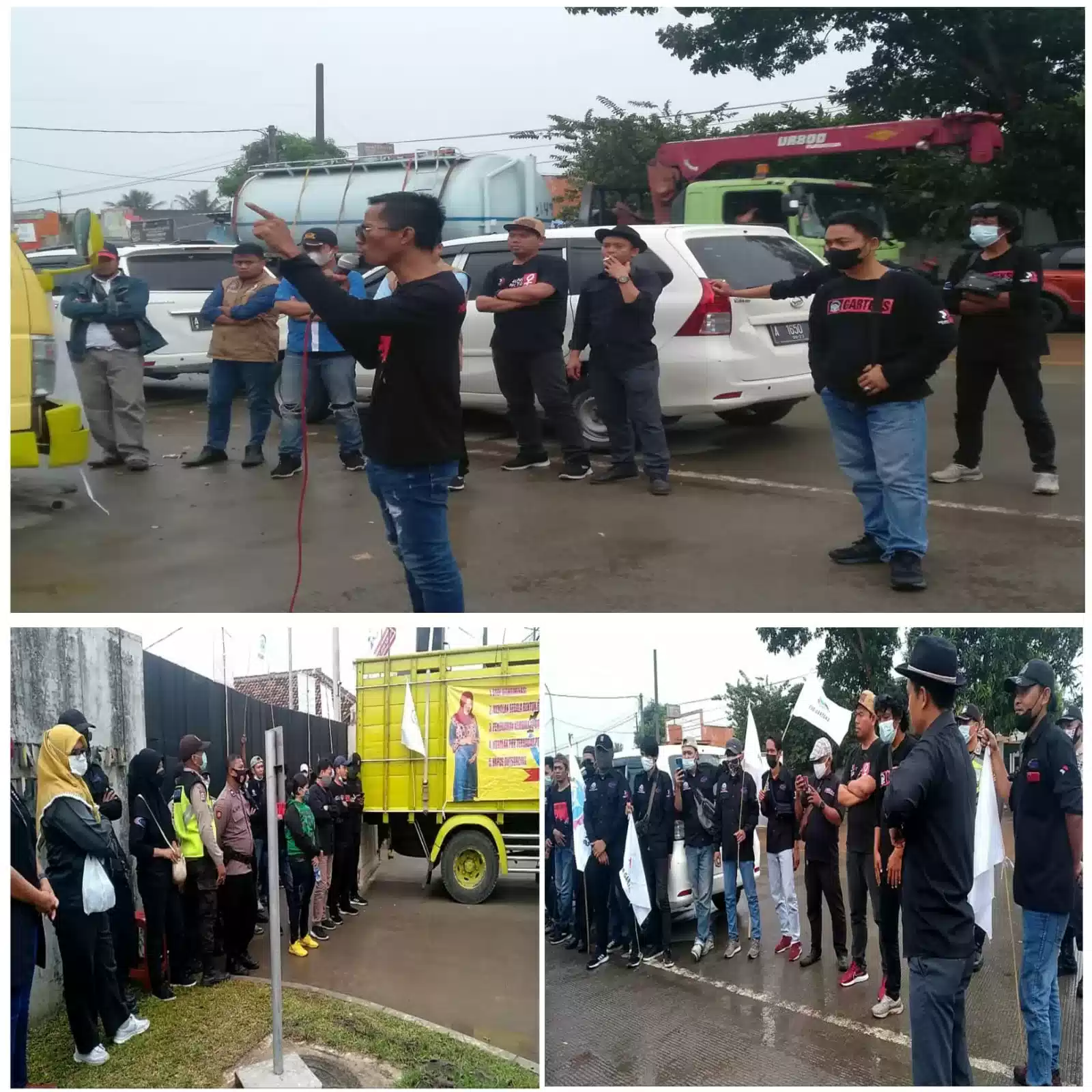 Buruh Geruduk PT Universal Luggage Indonesia I PojokPublik