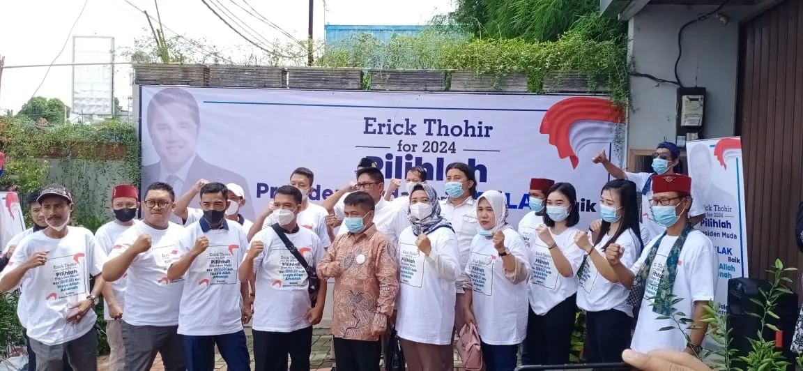 Sahabat ETHO Deklarasi Dukung Erick Thoir Capres 2024 I PojokPublik