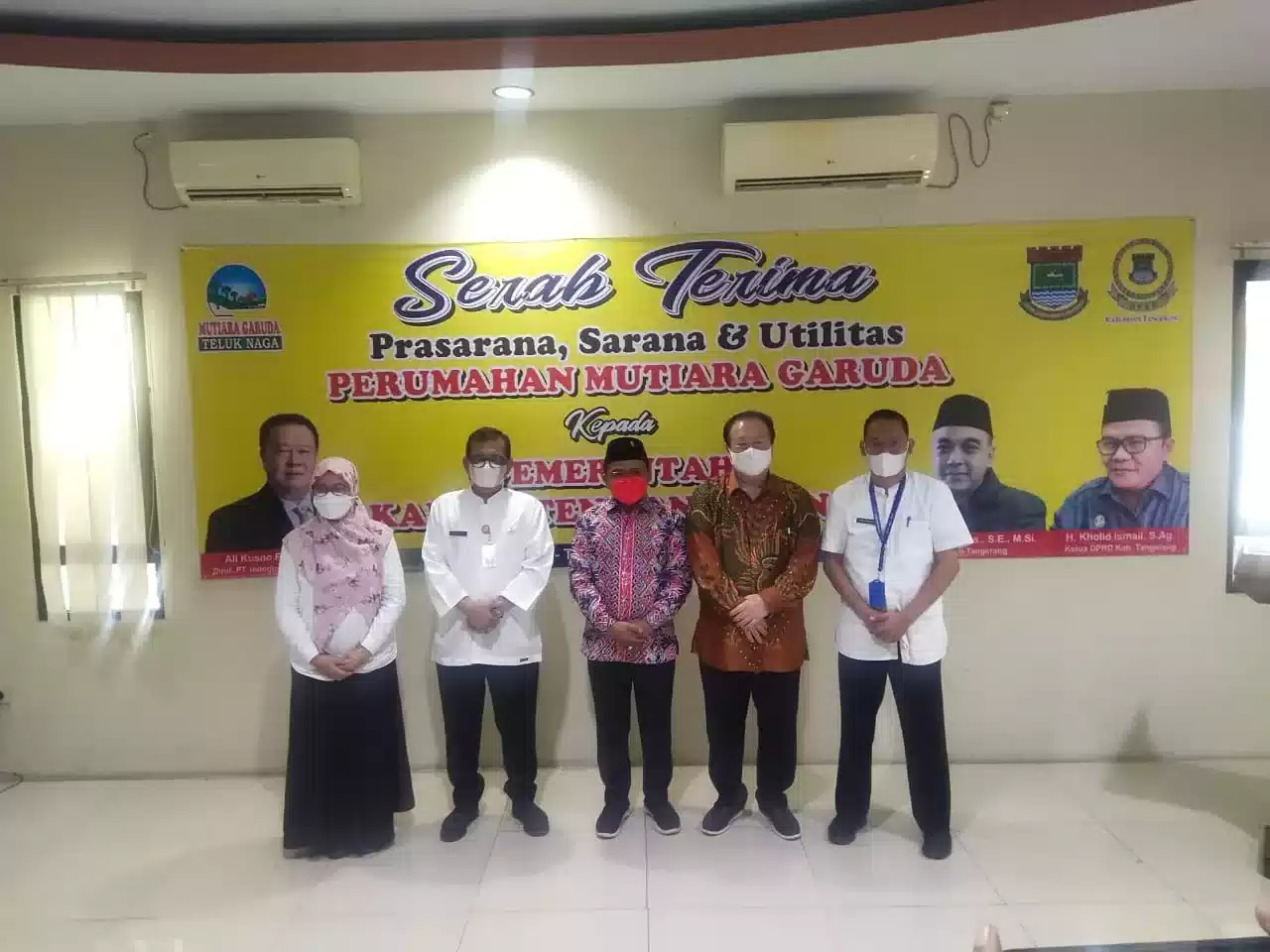 Pengembang Perumahan Mutiara Garuda Serahkan PSU ke Pemkab Tangerang I PojokPublik
