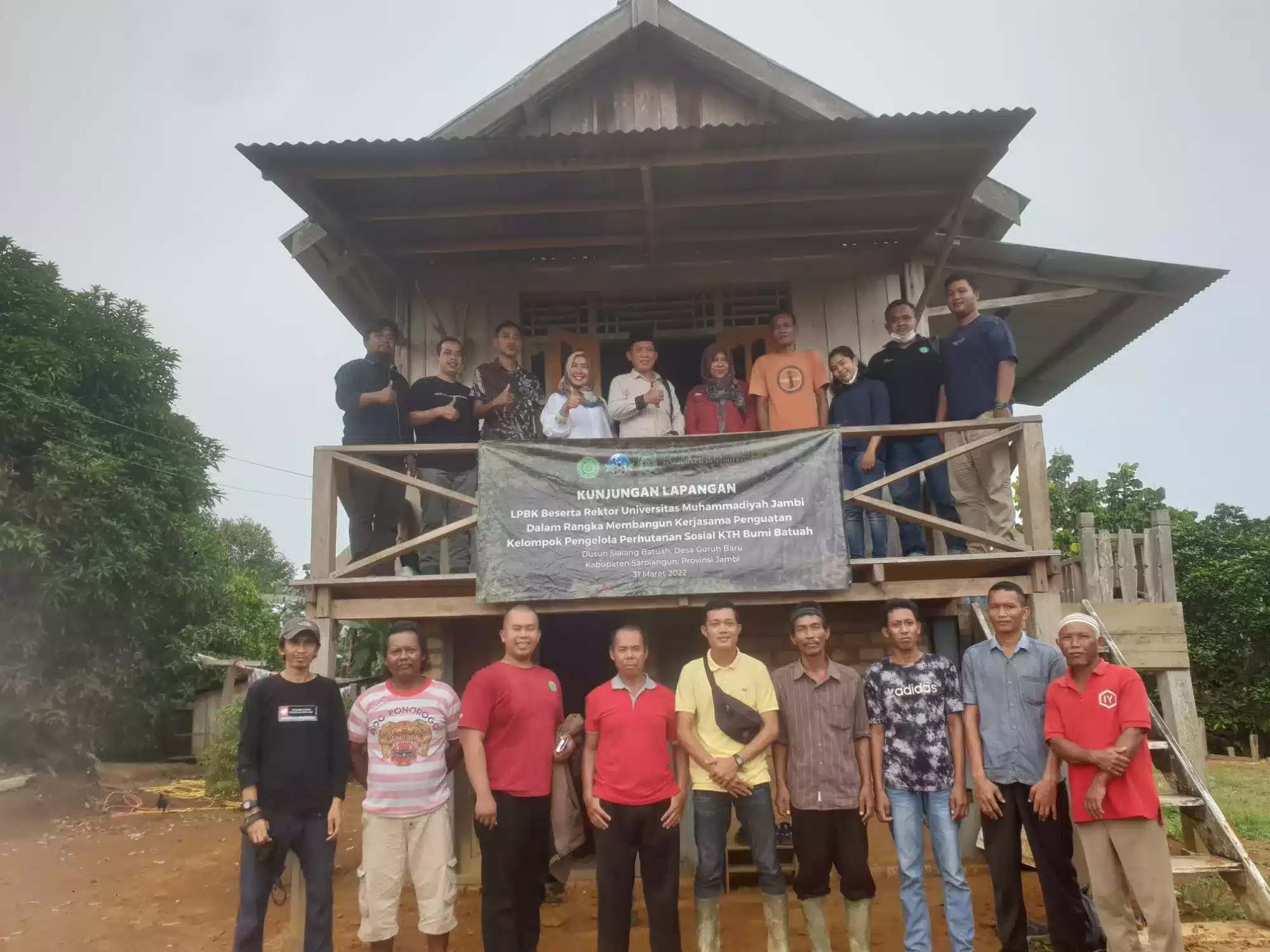 Universitas Muhammadiyah Jambi Lakukan Pembinaan Pengelolaan Usaha KTH Usaha Bumi Batuah I PojokPublik