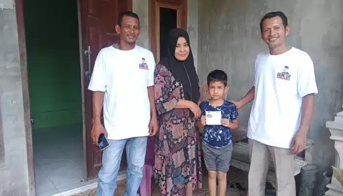 Relawan GUNTUR Berikan Santunan Kepada Anak Yatim dan Fakir Miskin di Aceh