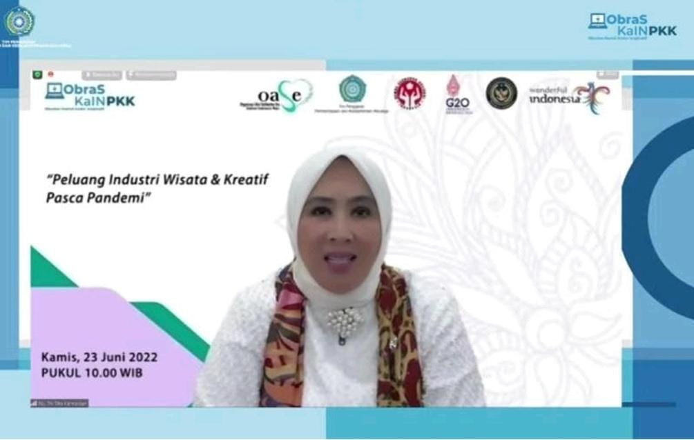 Ketum TP PKK Kupas Peluang Industri Wisata dan Ekonomi Kreatif Usai Pandemi I PojokPublik