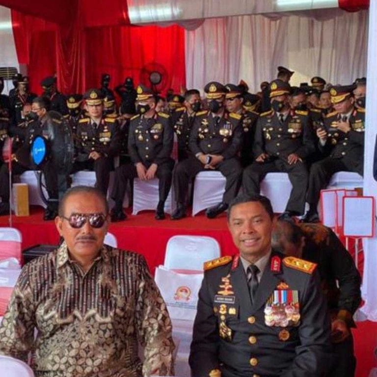 PRESIDEN JOKOWI MENJADI IRUP UPACARA PERINGATAN HARI BHAYANGKARA KE 76 (1 JULI 2022) DI AKPOL SEMARANG