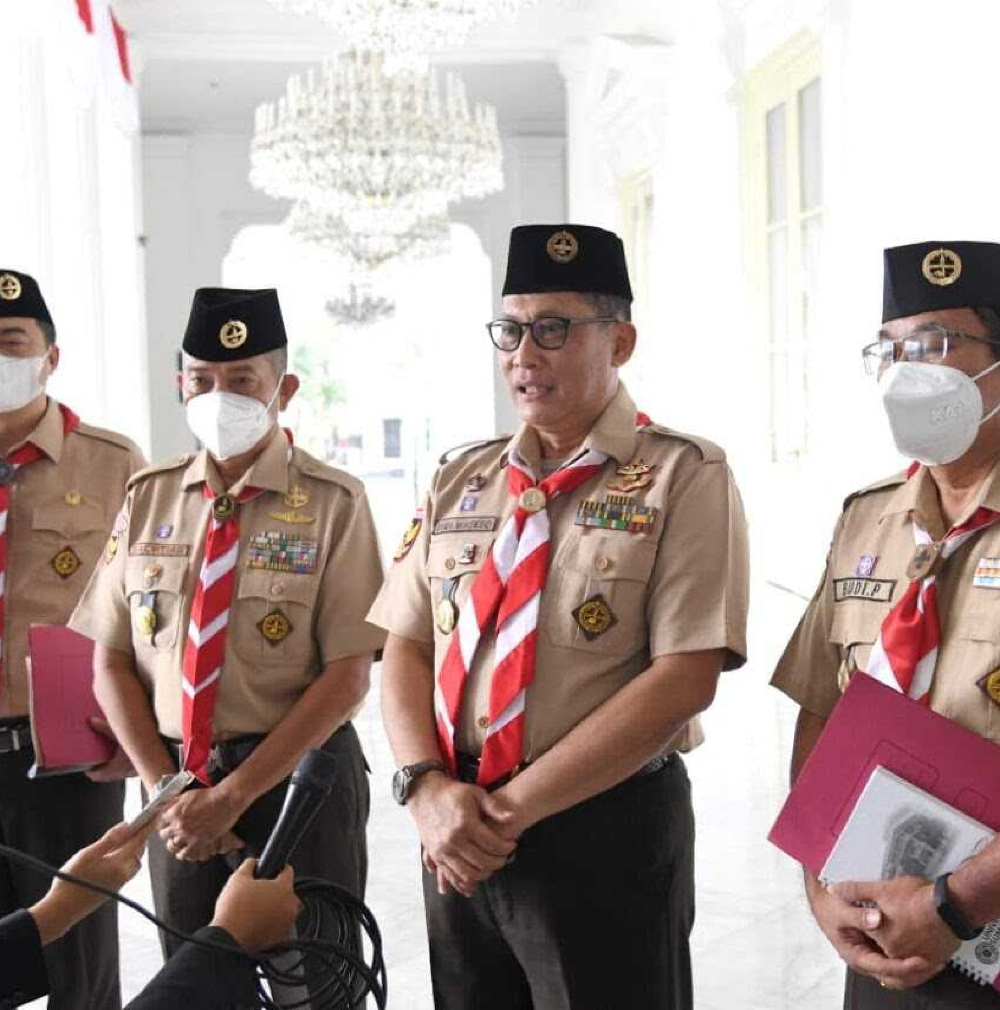 Presiden Jokowi Terima Kunjungan Kwarnas Gerakan Pramuka, Bahas Jambore Nasional