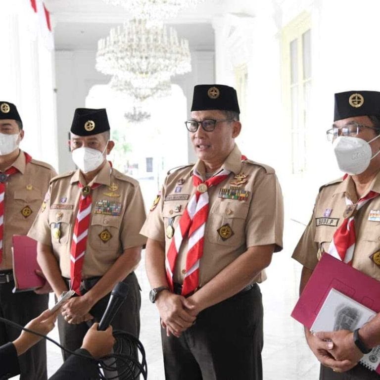 Presiden Jokowi Terima Kunjungan Kwarnas Gerakan Pramuka, Bahas Jambore Nasional