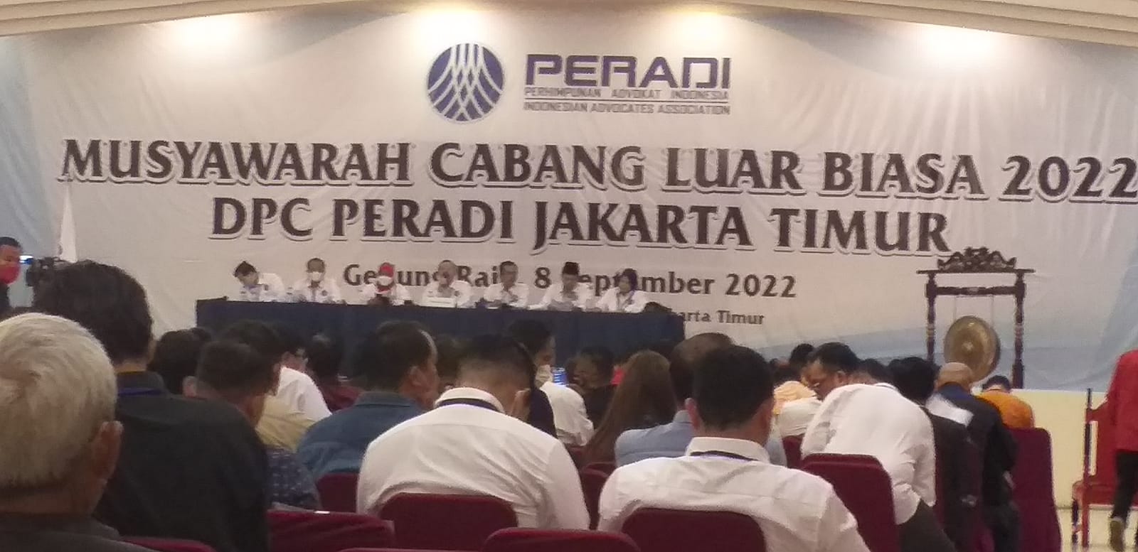 Hujan Interupsi, Muscablub Peradi Jakarta Timur Lancar I PojokPublik