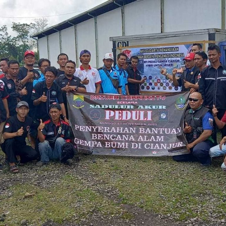 MANTAP…!Gerakan RBPI Bantu Korban Gempa di Cianjur