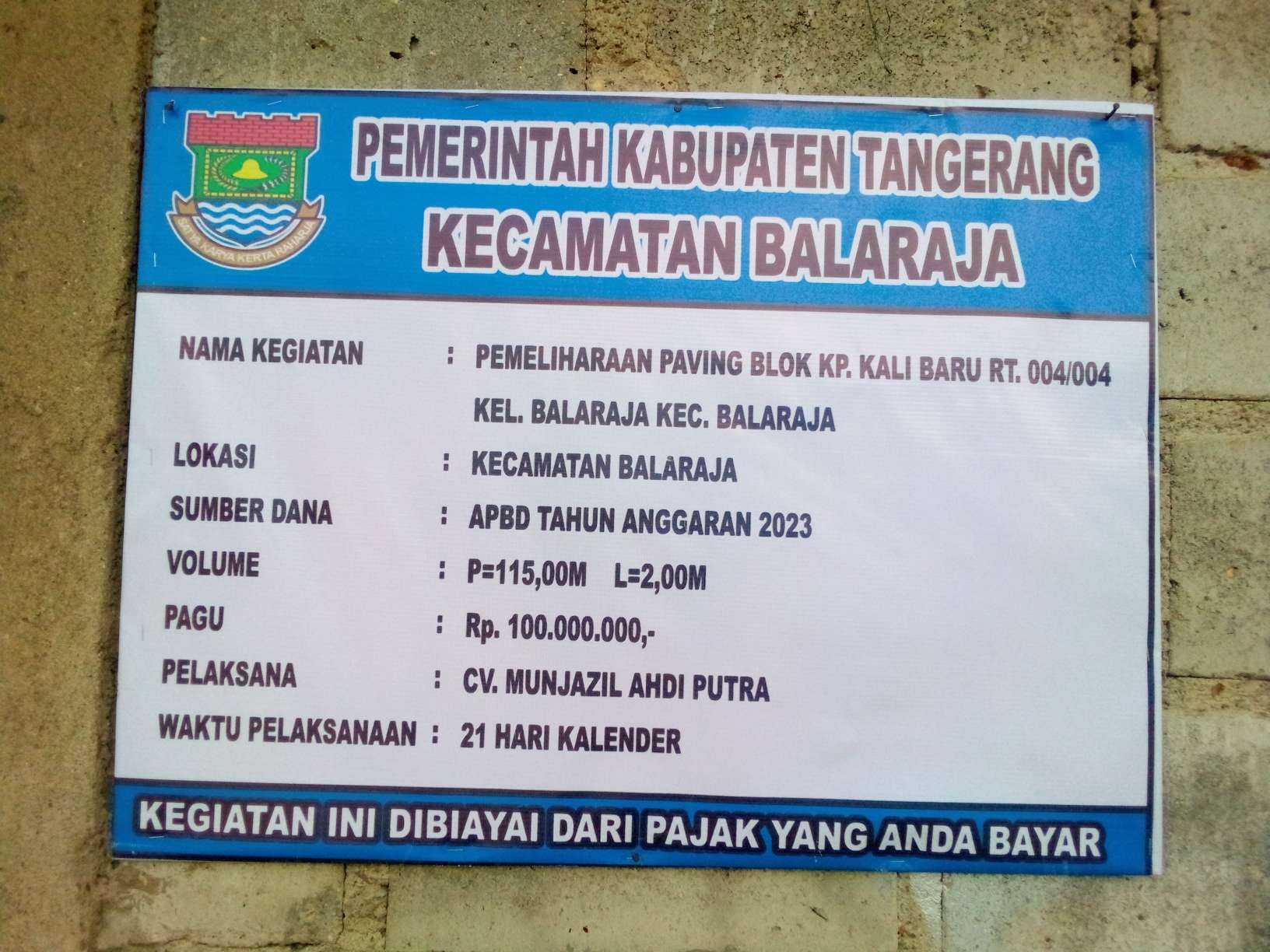 Diduga Camat Balaraja Kurang Maksimal Dalam Menjalankan Fungsinya I PojokPublik