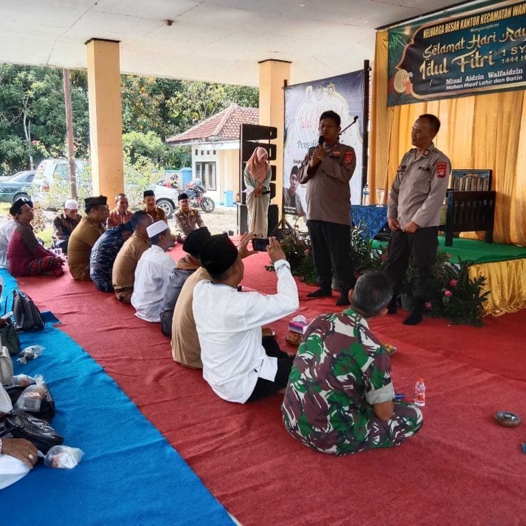 Pisah Sambut Kapolsek Warunggunung, Begini Harapan Warga