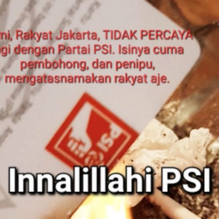 PSI Tampung Caleg Titipan dan Jadi Sorotan