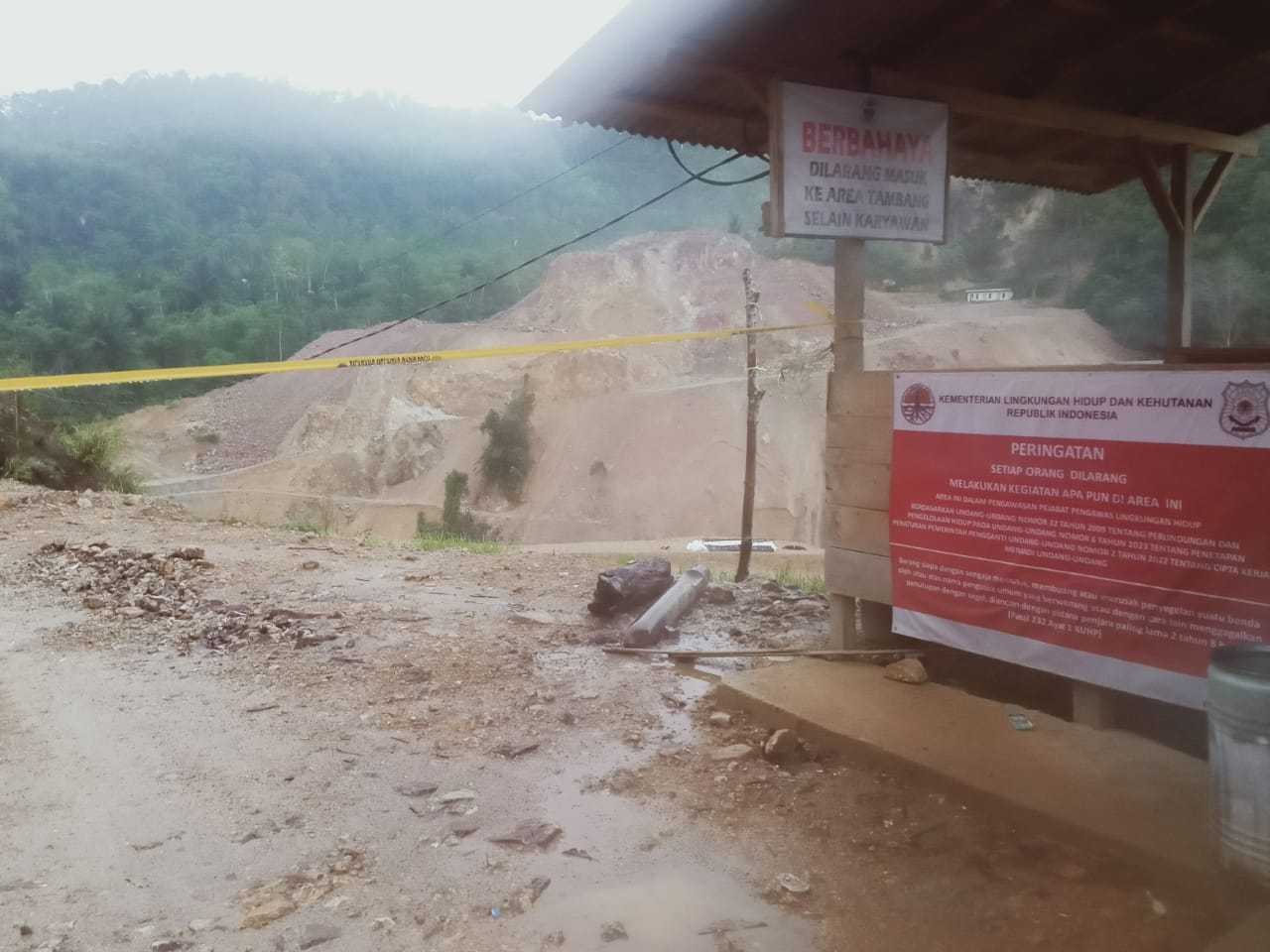 Dikeluhkan Warga, Tambang Emas PT SBJ di Lebak Disegel KLHK I PojokPublik
