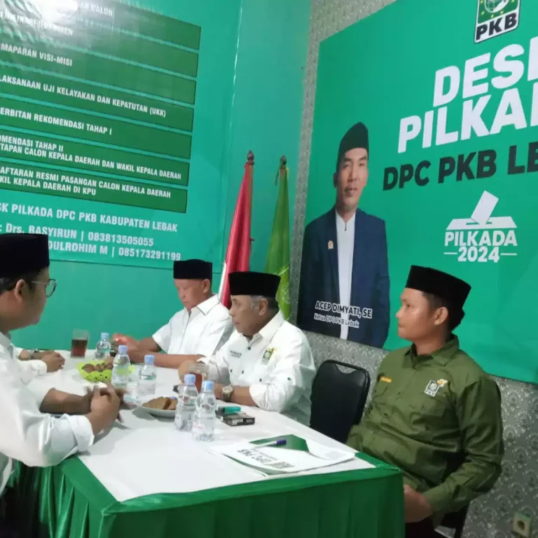 Ketua PCNU Ambil Formulir Bacalon Bupati di DPC PKB Lebak