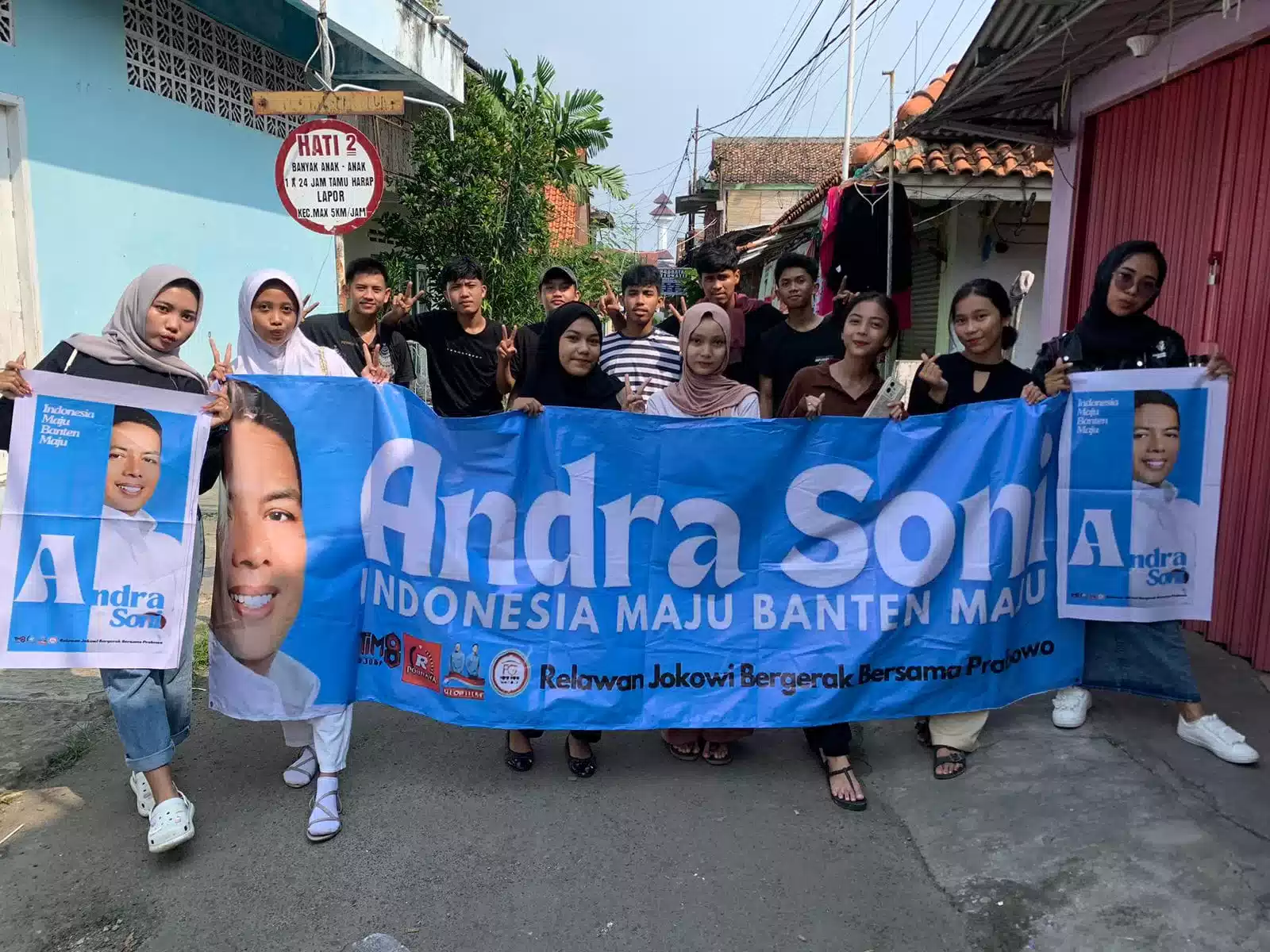 Gen Z Milenial Kota Serang Deklarasi Andra Soni Calon Gubernur Banten