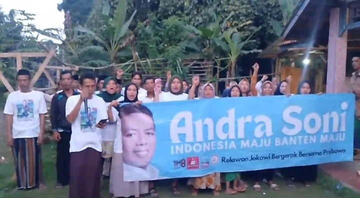Kecamatan Cikulur Lebak Deklarasi Andra Soni Gubernur Banten 2024 - 2029
