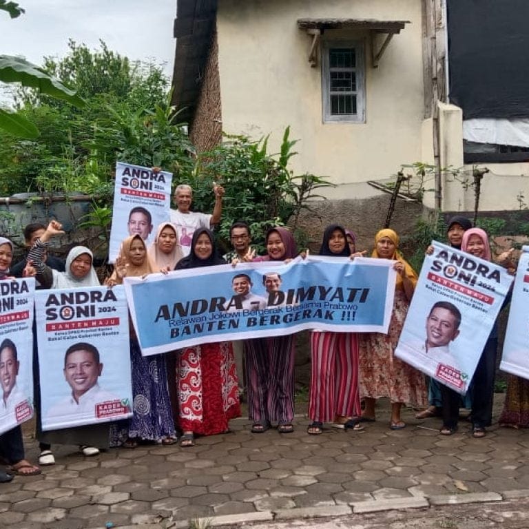 Relawan Emak-emak Kecamatan Grogol Cilegon Terus Bergerak Menangkan Andra-Dimyati di Pilgub Banten