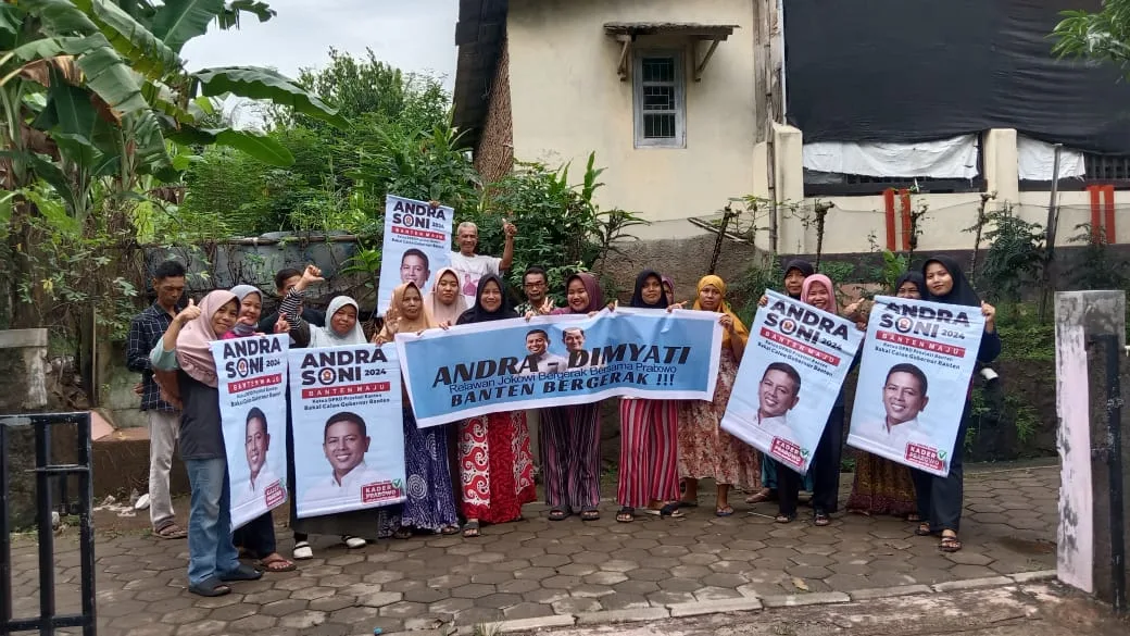 Relawan Emak-emak Kecamatan Grogol Cilegon Terus Bergerak Menangkan Andra-Dimyati di Pilgub Banten I PojokPublik