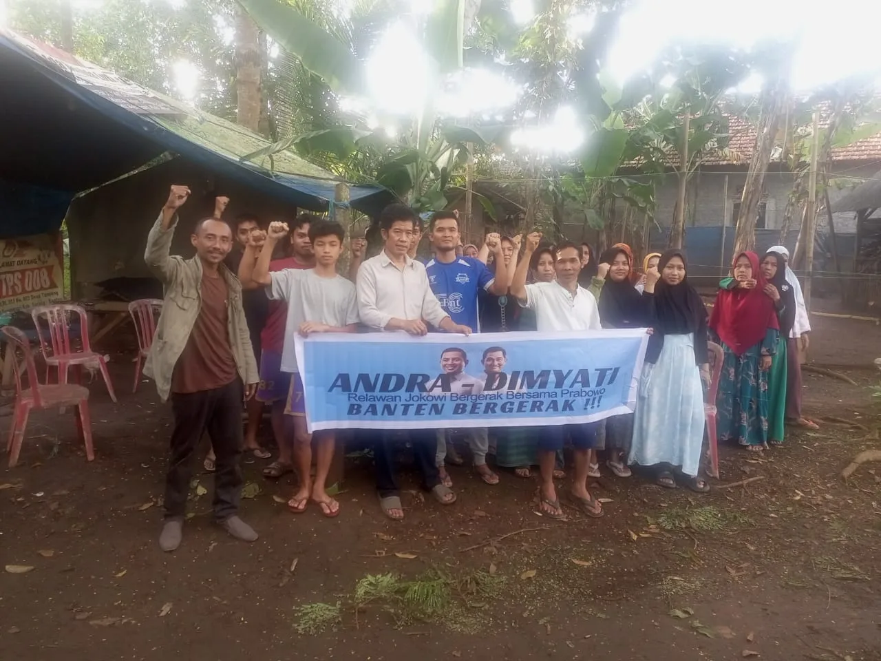 Warga Kecamatan Gunungsari Kabupaten Serang Deklarasi Andra Soni Maju Gubernur Banten