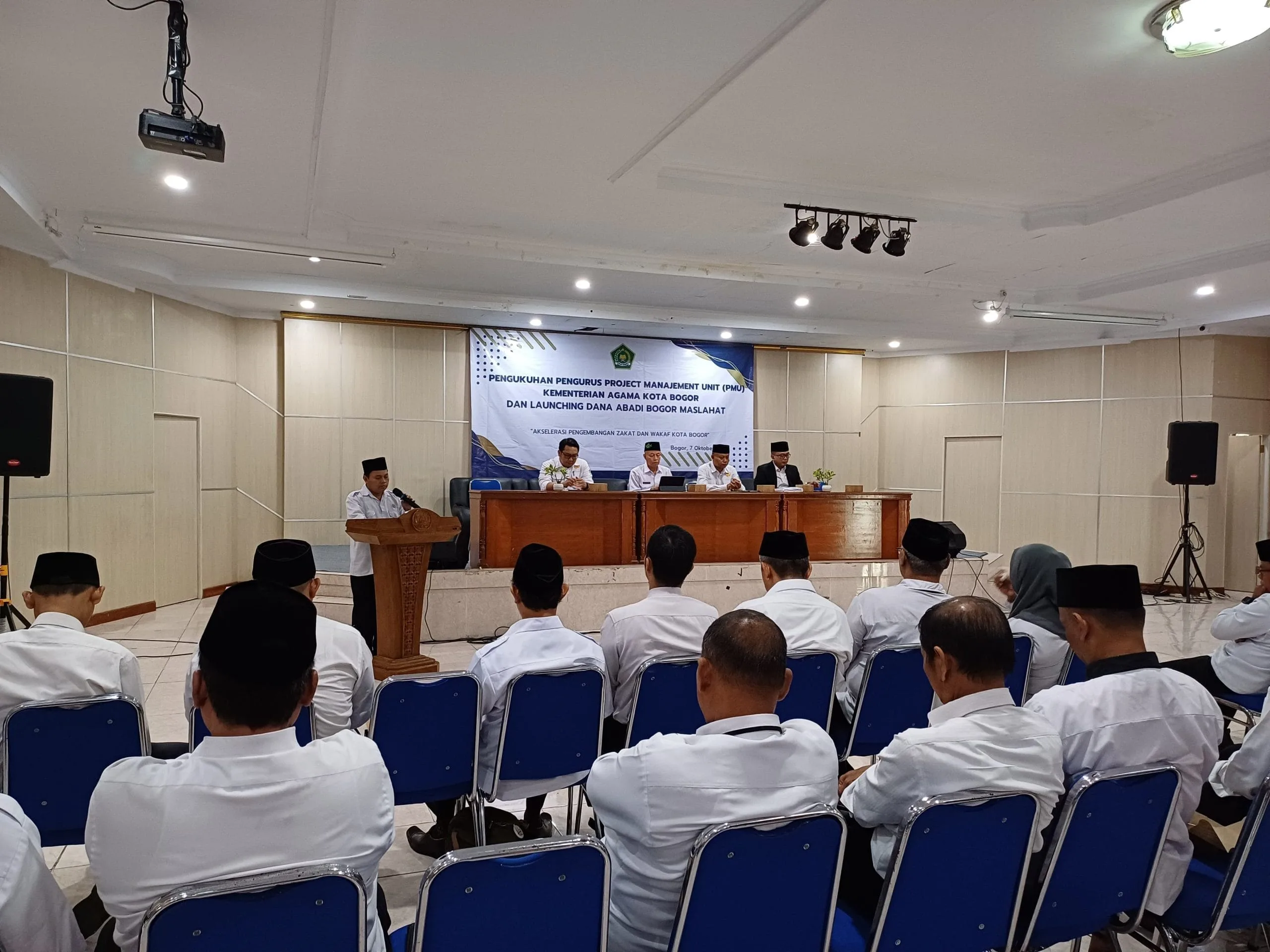 Kementerian Agama Kota Bogor Kukuhkan Tim PMU dan Luncurkan Proyek Dana Abadi I PojokPublik