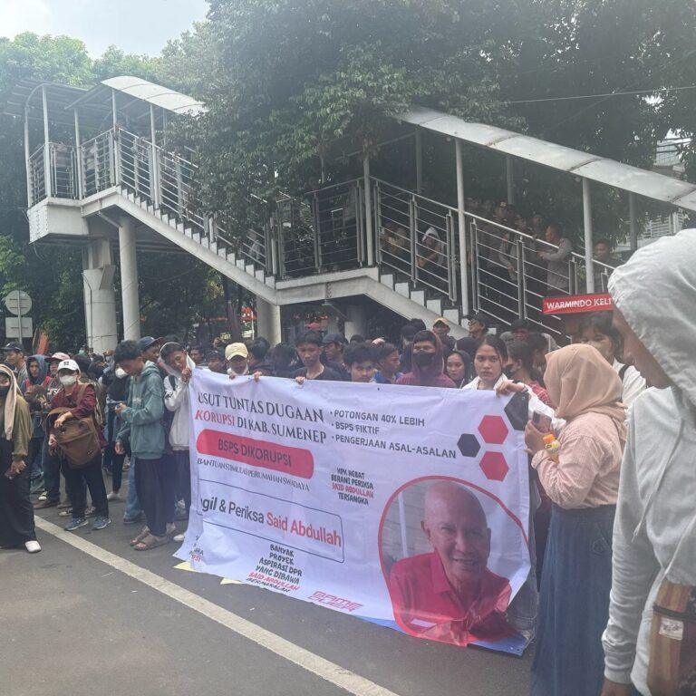 Demo Dugaan Korupsi BSPS, Massa Aksi Minta KPK Periksa Said Abdulah