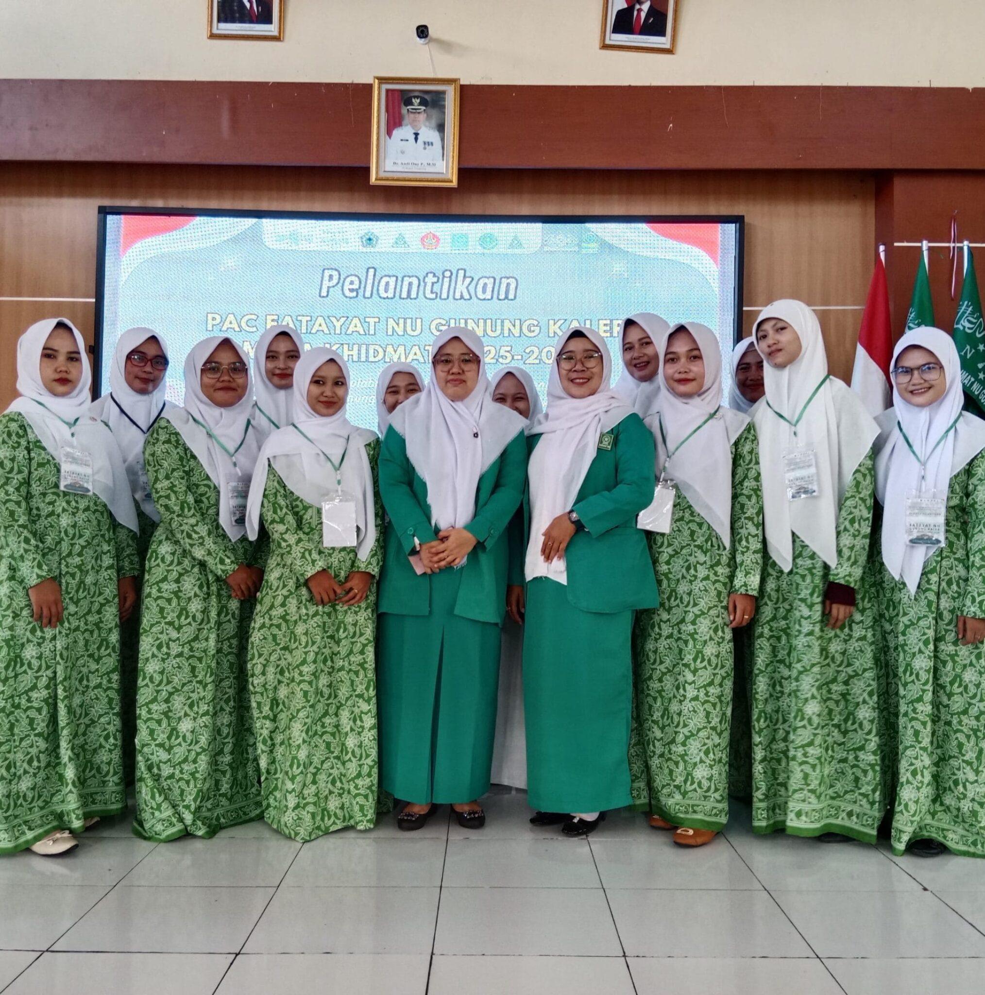 Ketua PW Fatayat NU Kobarkan Semangat Berkhidmat Pengurus PAC Fatayat NU Gunung Kaler