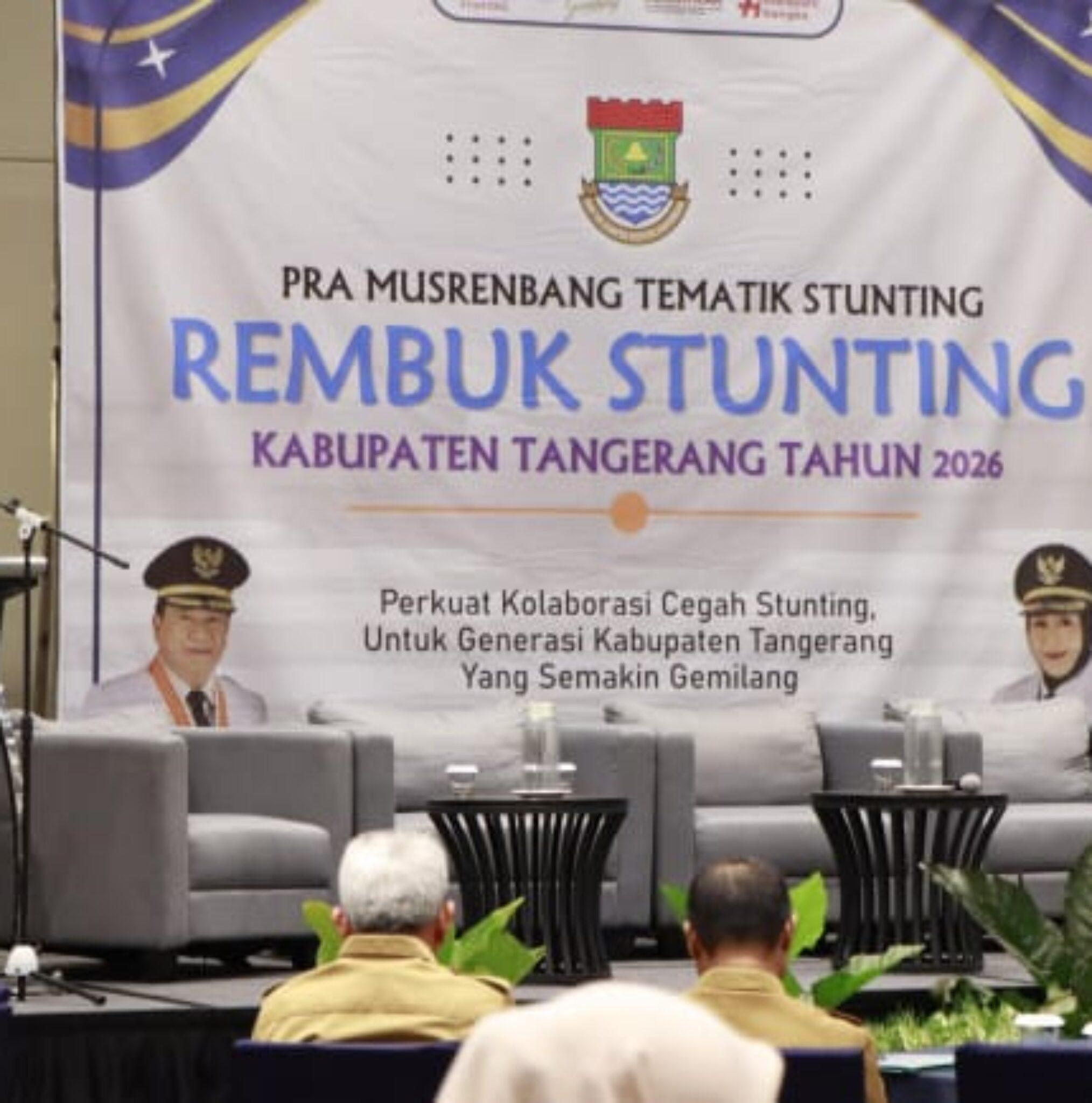 Targetkan Zero Stunting, Wakil Bupati Tangerang: Pemerintah Perkuat Kolaborasi dengan LSM-Masyarakat Cegah Stunting