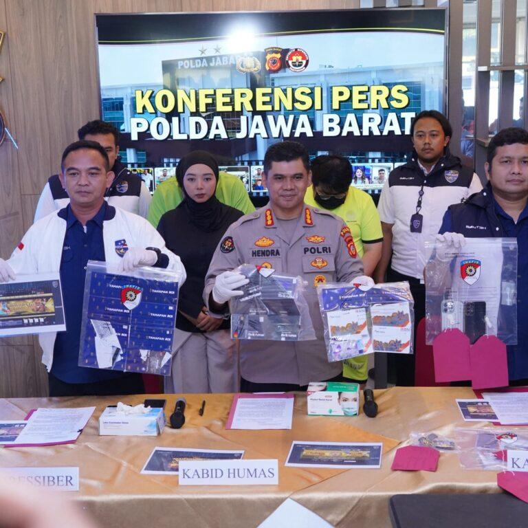 Polda Jabar Amankan Dua Pelaku Judi Online di Tangerang
