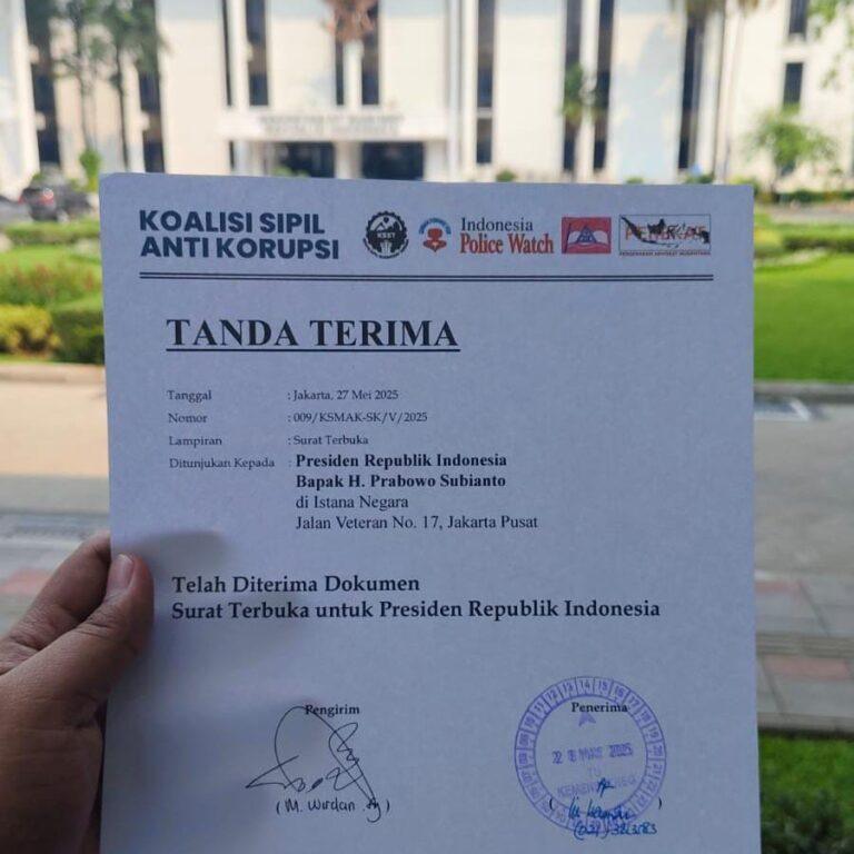 Bongkar, Kirimkan Buku “Berantas Korupsi, Sembari Korupsi” kepada Presiden Prabowo dan Surat Terbuka Melaporkan Dugaan Korupsi Triliuan di PLN EPI