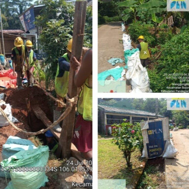 Pemasangan Kabel Bawah Tanah Diapresiasi Masyarakat Manggungjaya Bojong
