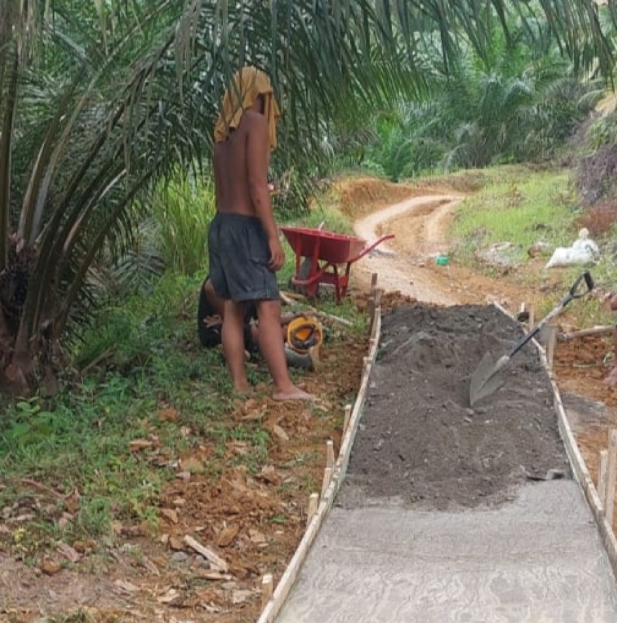 Miris, Proyek Jalan di Tapian Nauli Diduga Asal jadi terkesan Rakus dalam Cari Keuntungan