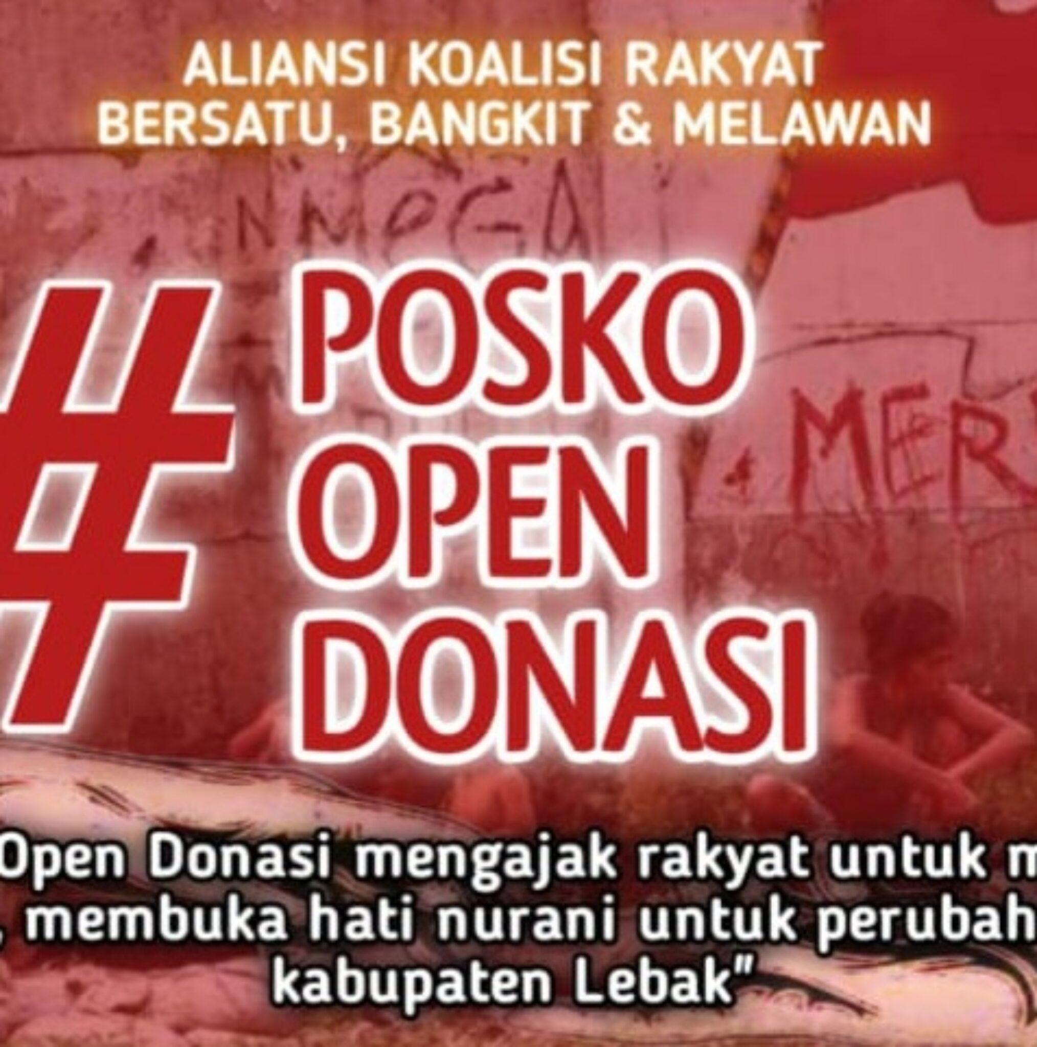 Wujudkan Kepedulian, Minggu ini ARBM Bakal Open Donasi di Alun-alun Rangkasbitung