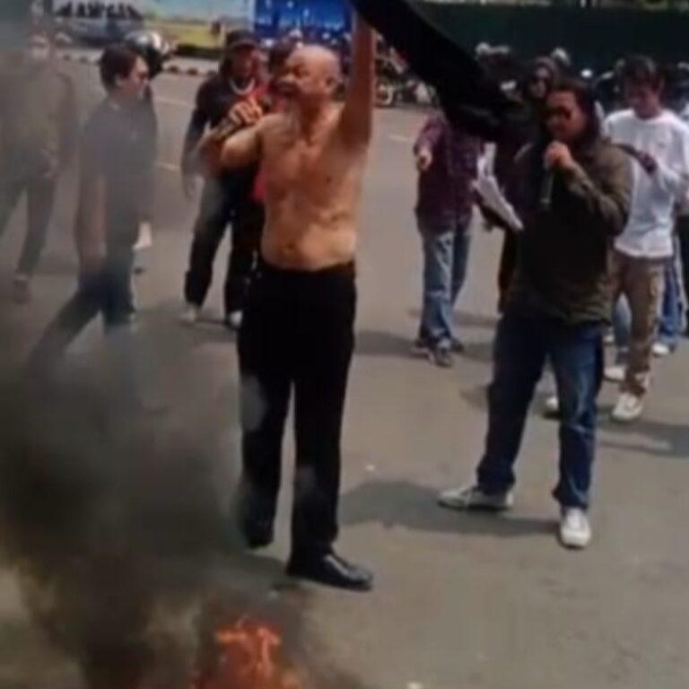 Kesal dengan Kinerja Pemda, ARBM Geruduk Gedung DPRD Kabupaten Lebak