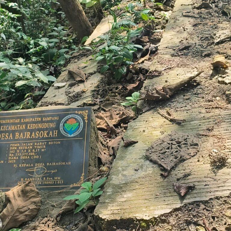 Parah, Dugaan Mark Up Dana Desa di Bajrasokah Jadi Sorotan