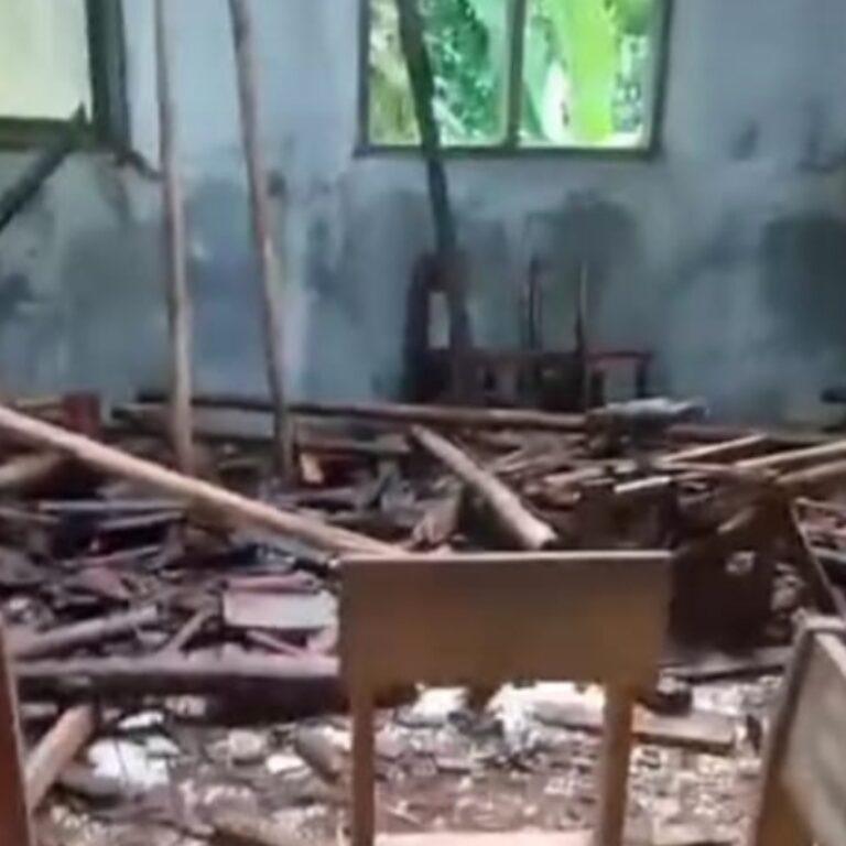 Sekolah Madrasah di Kabupaten Lebak Ambruk, Warga Berharap Pemerintah Segera Hadir