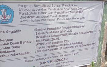 Mantap, Proses Revitalisasi SDN 2 Keboncau di Bojongmanik Tunjukan Progres Positif 3 Mantap, Proses Revitalisasi SDN 2 Keboncau di Bojongmanik Tunjukan Progres Positif I PojokPublik