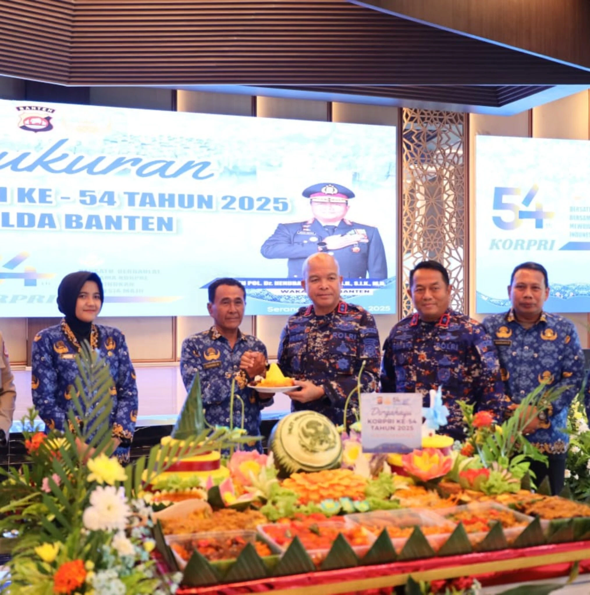 Polda Banten Gelar Syukuran HUT Korpri ke-54, Perkuat ASN Menuju Indonesia Maju