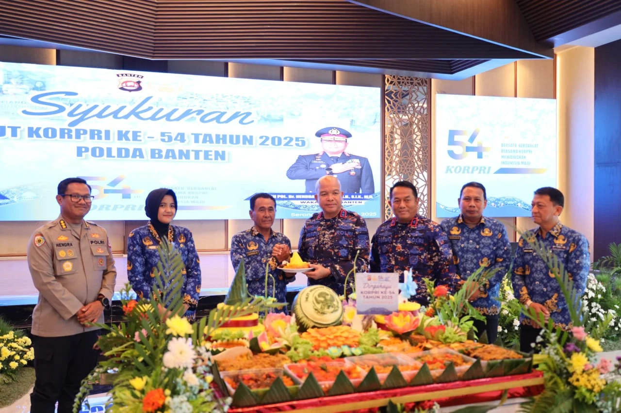 Polda Banten Gelar Syukuran HUT Korpri ke-54, Perkuat ASN Menuju Indonesia Maju I PojokPublik