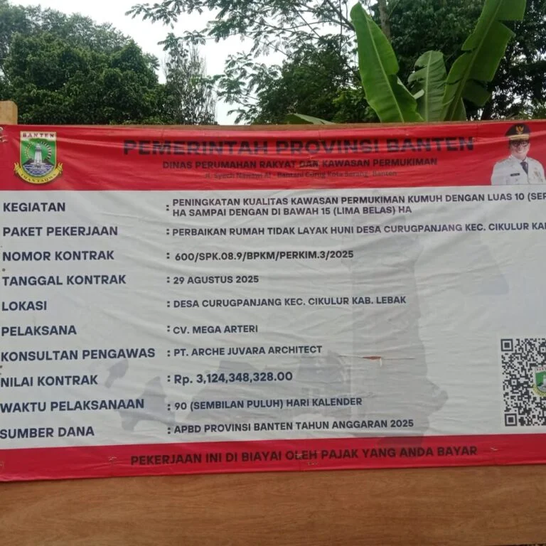 Soroti Dugaan Pakai Material Tak Layak, Lasmi Lebak Bakal Surati Dinas Perkim Banten I PojokPublik