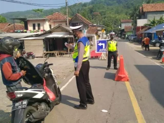 Satlantas Polres Lebak Perketan Penjagaan di Tempat Wisata