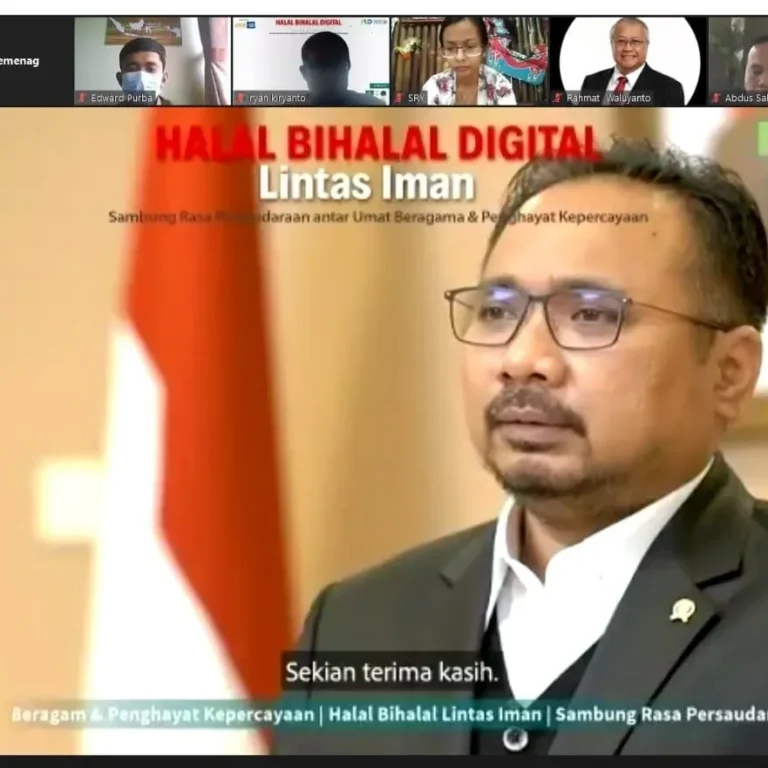 Halal Bihalal Lintas Iman, Menag: Toleransi Jangan Terbatas pada Simbolik Perayaan