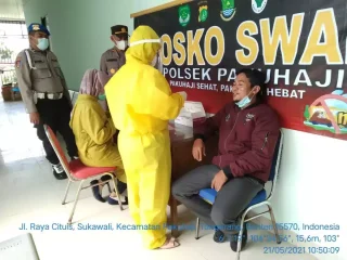 Bandel Mudik, Warga Pakuhaji Tangerang Dirapid Tes