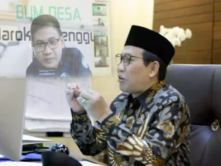 Halalbihalal Bersama Pengurus BUMDES, Menteri Kutip Lagu Desa Iwan Fals