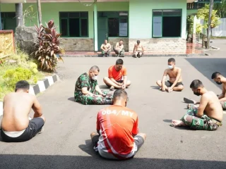 Begini Cara Anggota Korem 064 MY Lawan Covid-19