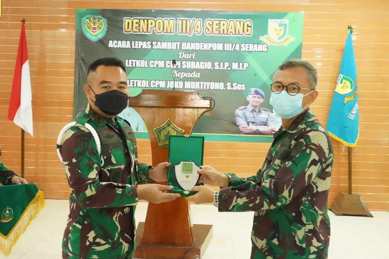 Danrem 064 MY Hadiri Lepas Sambut Denpom III 4 Serang 7 Danrem 064 MY Hadiri Lepas Sambut Denpom III 4 Serang I PojokPublik